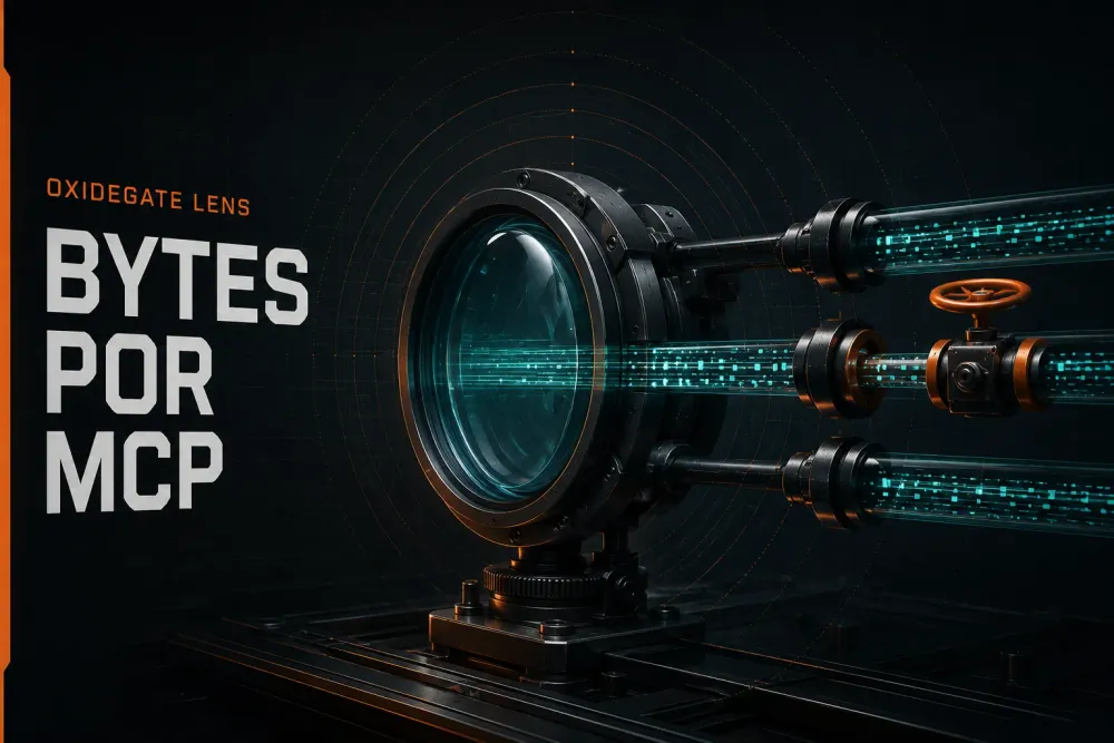 oxidegate-lens, cuánto pesa cada servidor MCP en cada petición.