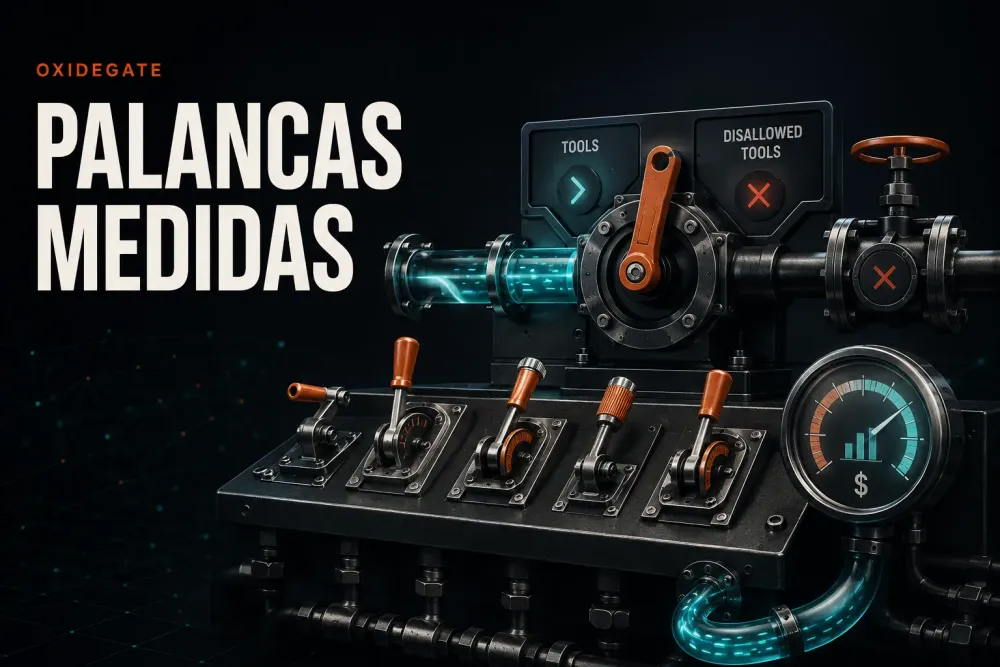 Las palancas que funcionan, medidas y no supuestas.